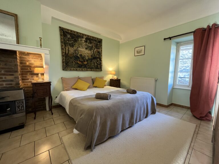 Chambre verte appart Madeleine