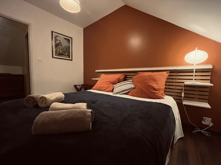 Chambre terracotta maison Esope